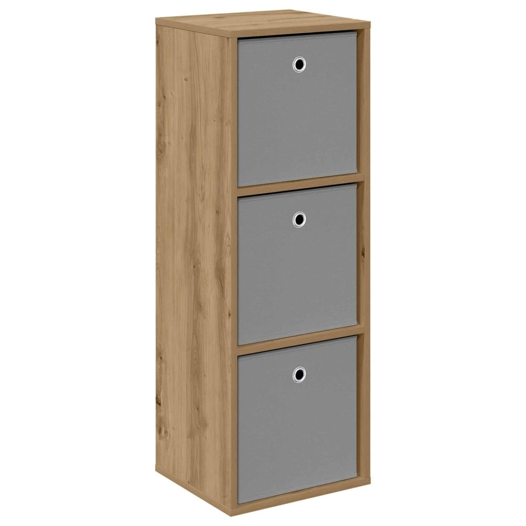 Credenza con cassetto Rovere artigianale 35 x 32 x 99,5 cm