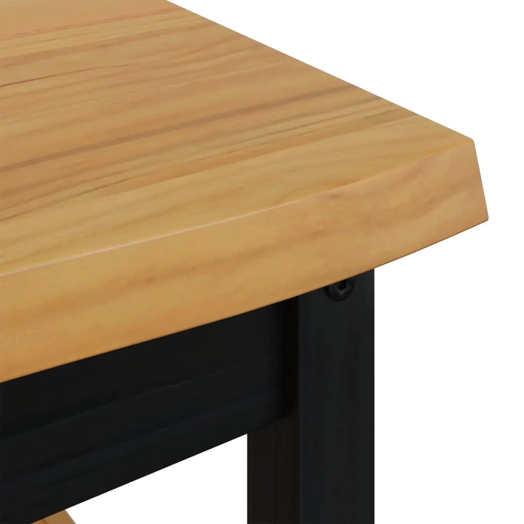 VidaXL Tavolino da salotto EKAI Nero 100 x 60 x 45,5 cm 42037019