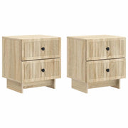 Armadio da Notte 2 pcs Rovere Sonoma 43 x 34,5 x 47,5 cm 893840