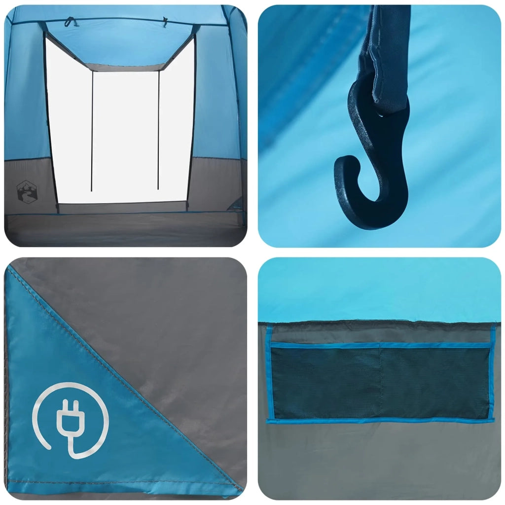 Tenda Party Blu 4 persone Poliestere 185T con rivestimento PU 42017446