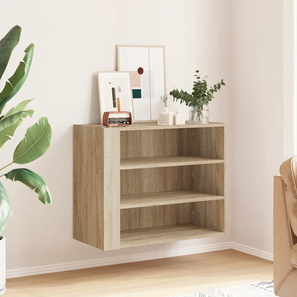 vidaXL Armadietto a Muro Rovere Sonoma 75x35x60 cm in Truciolato