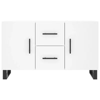 Credenza Bianca 100x36x60 cm in Legno Multistrato 828196