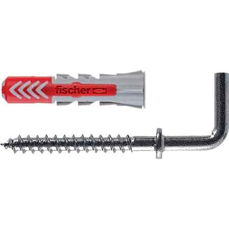 TASSELLO 'DUOPOWER' CON GANCIO MEDIO 6/2 - Ø 6x30 mm - 25 pezzi- FISCHER