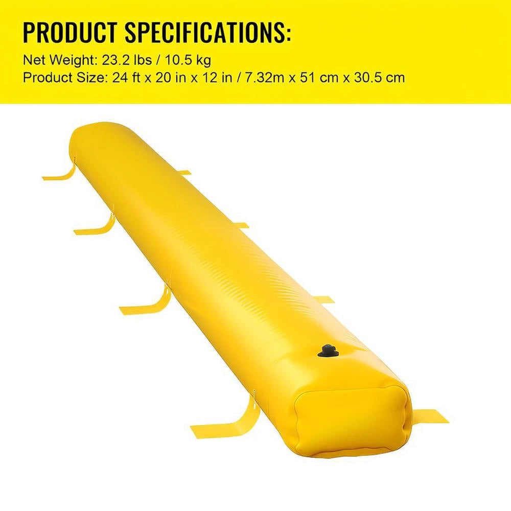Flood Barrier/hydrobarrier 732 Cm Length X 30 Cm Height For Water Diversion