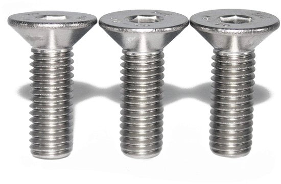 Viti a testa sottile M5x25 - 50 pezzi - filo completo - acciaio inox A2 - testa interna - resistente allo shock - viti