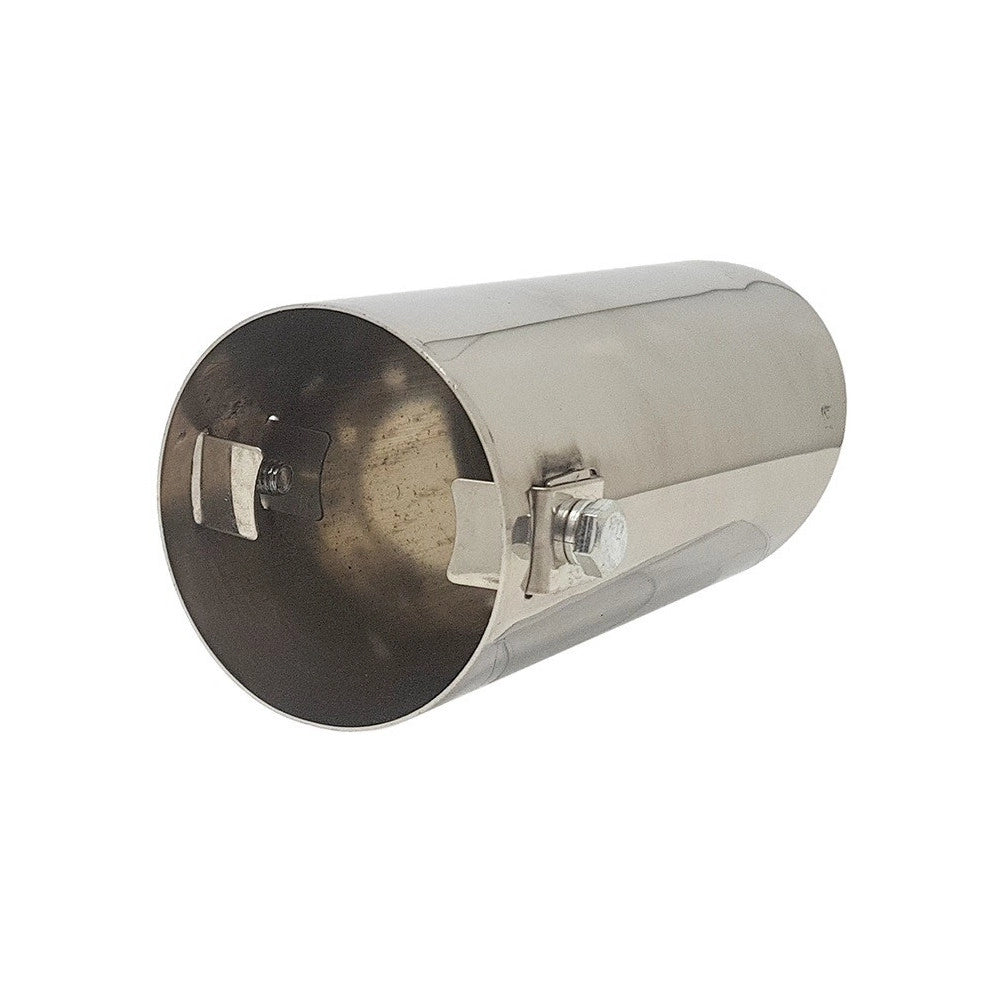 Trade Shop - Terminale Marmitta Auto Tubo Scarico Ovale Cromato Lm 76342 Dr -