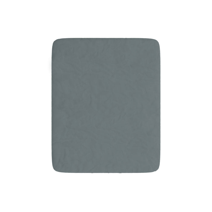 Lenzuola Sotto Matrimoniale  Linea Water Washed Grigio Chiaro