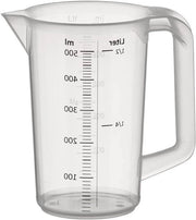 Misuratore da 0,5 litri in plastica con divisioni di misura - 1 pezzo