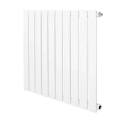 Radiatore Orizzontale Design Piatto Colonna Singola Bianco 600x700 mm