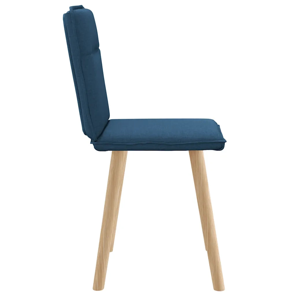 Sedie da Pranzo 2 pz Blu in Tessuto 4101228