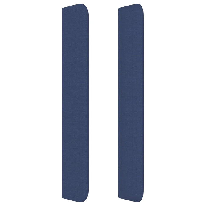 Testiera ad Orecchio Blu 83x16x118/128 cm in Tessuto 3119896