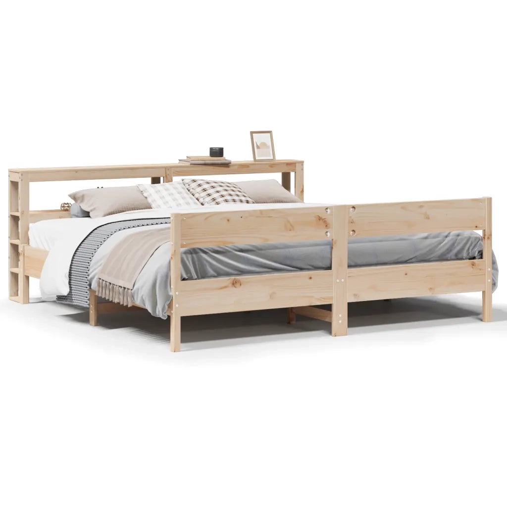 Letto senza Materasso 200x200 cm in Legno Massello di Pino 3306174