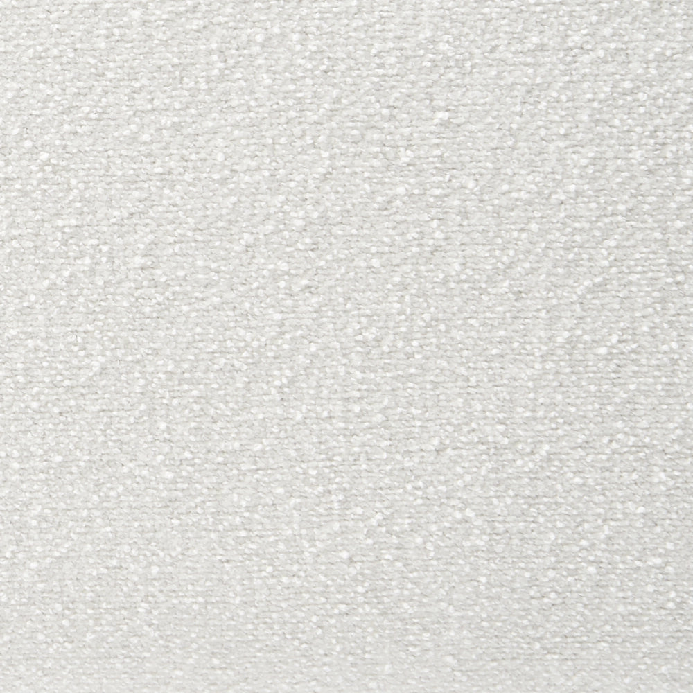 Panchina Bianco Boucle da salotto o camera da letto con gambe larghe in stile moderno
