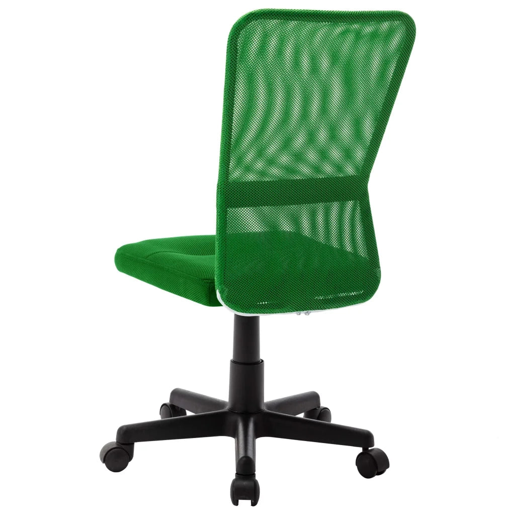 Sedia da Ufficio Verde 44x52x100 cm in Tessuto a Rete 289514