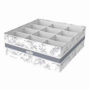 Trade Shop - Organizer Per Armadio 12 Scomparti Scatola Salvaspazio 32x32x12cm Fantasia 87331 -
