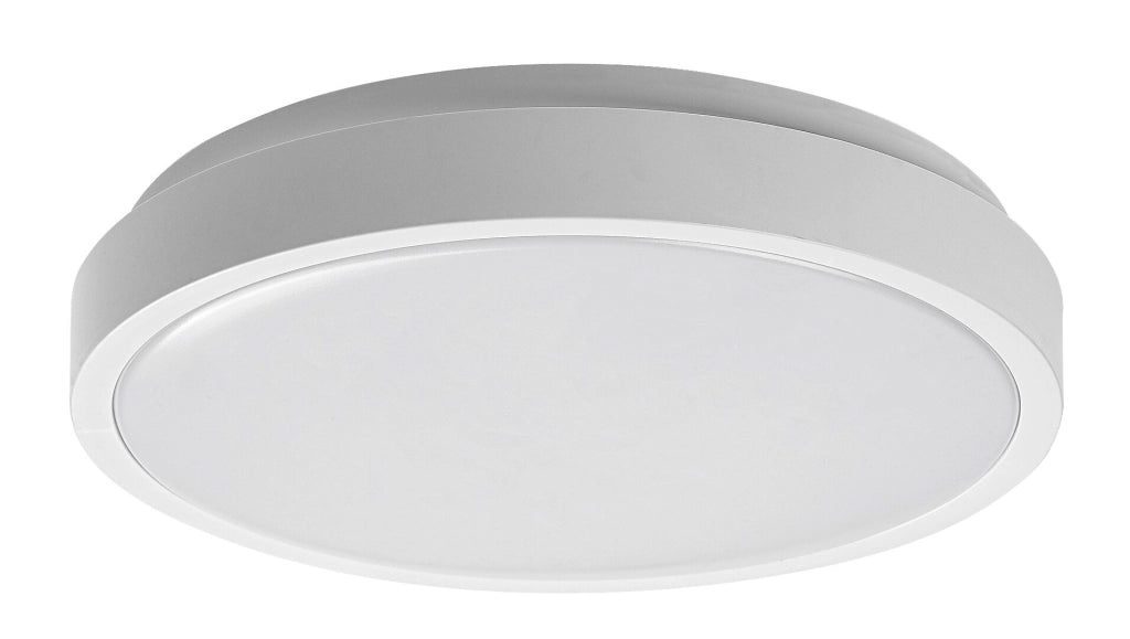 Plafoniera bagno tonda Ø25 bianca IP44 LED 18W Samira