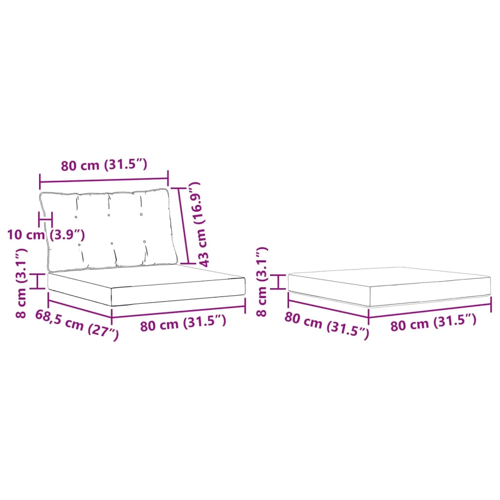 Set di divani da esterno 6 pz Naturale e Nero 3381604