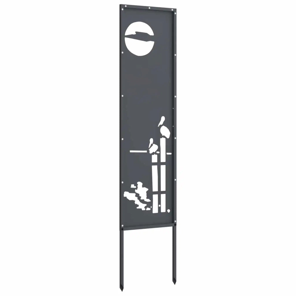 Schermo per privacy in giardino Traforo Antracite 32 x 140 cm