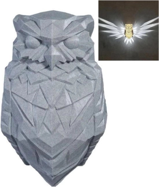 Lampada a LED 3D - Illuminazione Atmosferica con Batteria Integrata e Gancio - Portatile e Facile da Installare per Casa e Bar - Uil