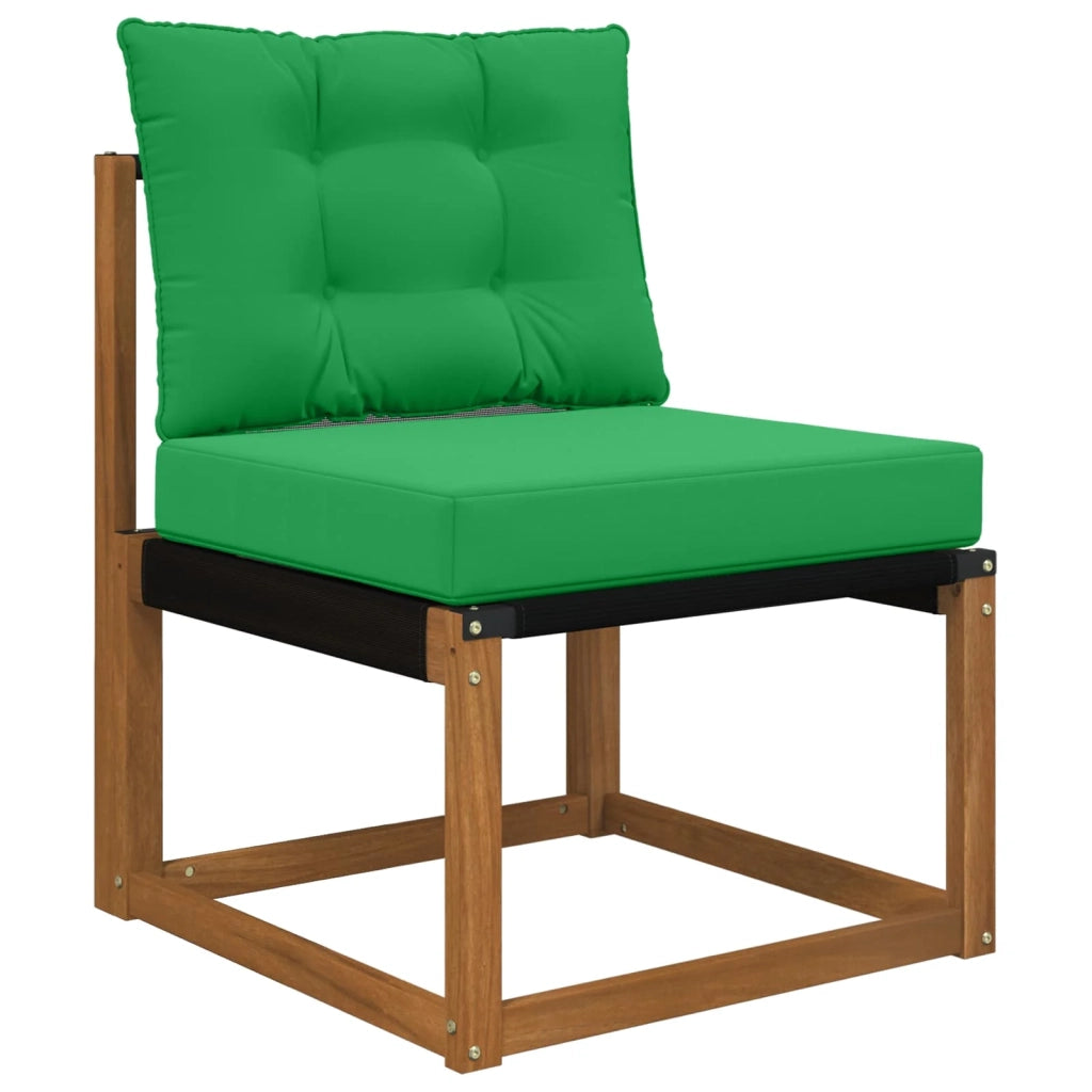 Cuscino per divano da esterno 2 pcs Verde Poliestere