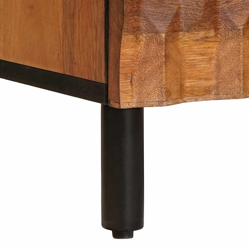 Credenza-Buffet-Armadio da cucina Finitura Marrone Acacia 60 x 33,5 x 75 cm 673660