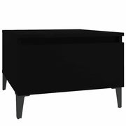 Tavolino | Tavolo laterale Nero 50x46x35 cm in Legno Multistrato
