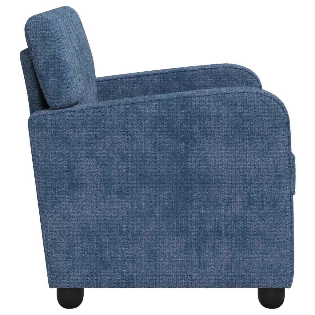 Poltrona Blu Chenille 42043446