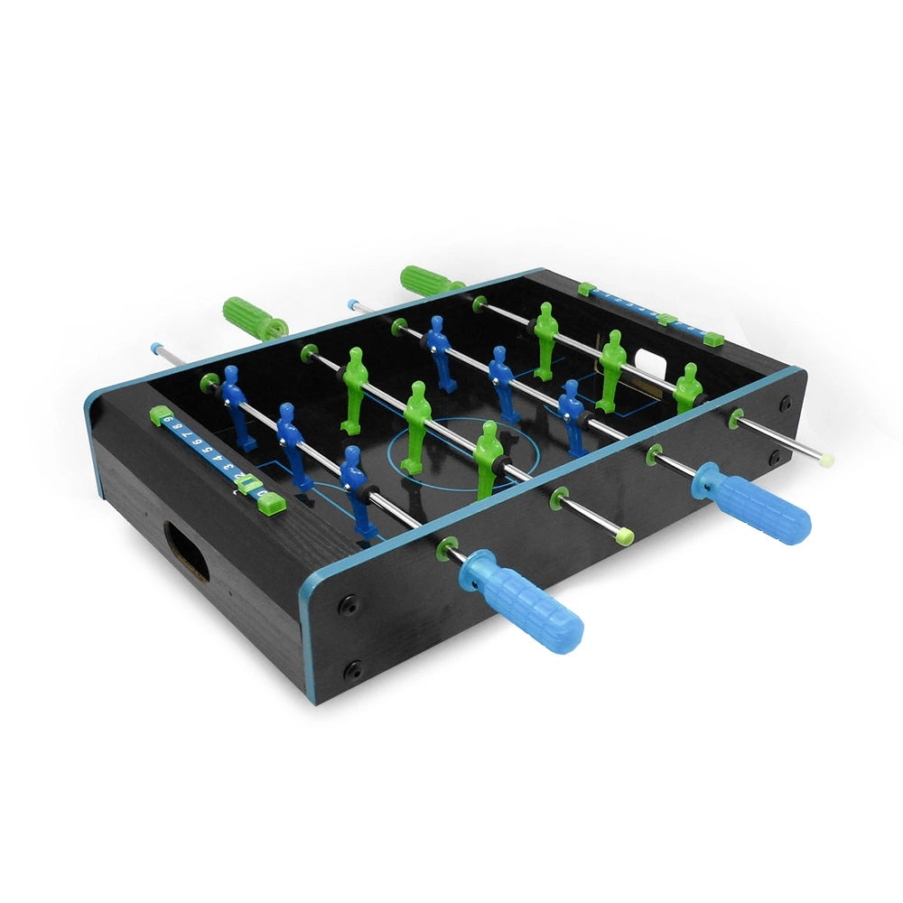 Calcetto da Tavolo Glow in the Dark – Mini Calcio Balilla LUMINOSO per Bambini e Adulti con Segnapunti e Palline