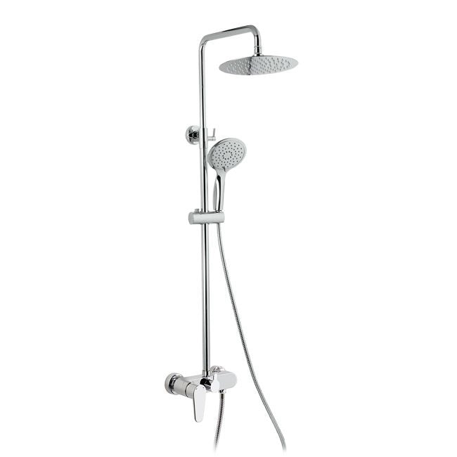 Colonna doccia con miscelatore esterno Milos Mixer