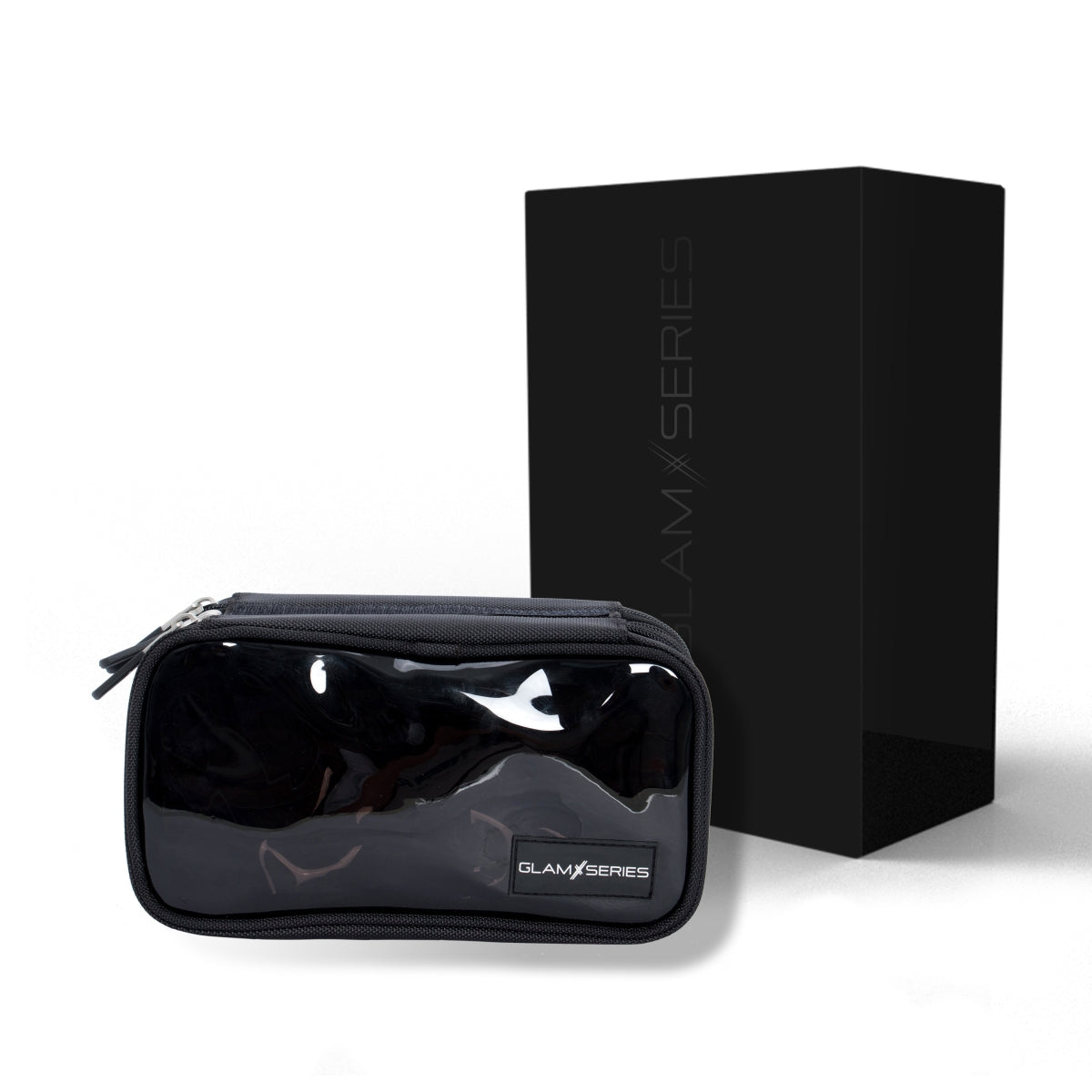 GlamSeries GlamDoubler borsa per trucco 230 x 120 x 100 mm, beauty case per trucchi con 4 scomparti trasparenti