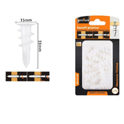 Trade Shop - Set 15 Pezzi Tasselli In Plastica Tassello Fischer Fissaggio Viti 15x33mm 57180 -