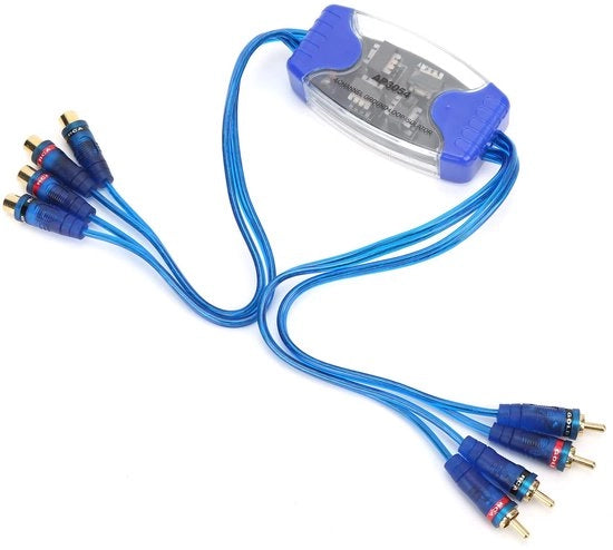 Filtro di Rischio Acustico - Isolatore di Rumore - Progettazione Compatta - 4 Canali - Riduzione Rumore - Adatto per Auto - Popolare