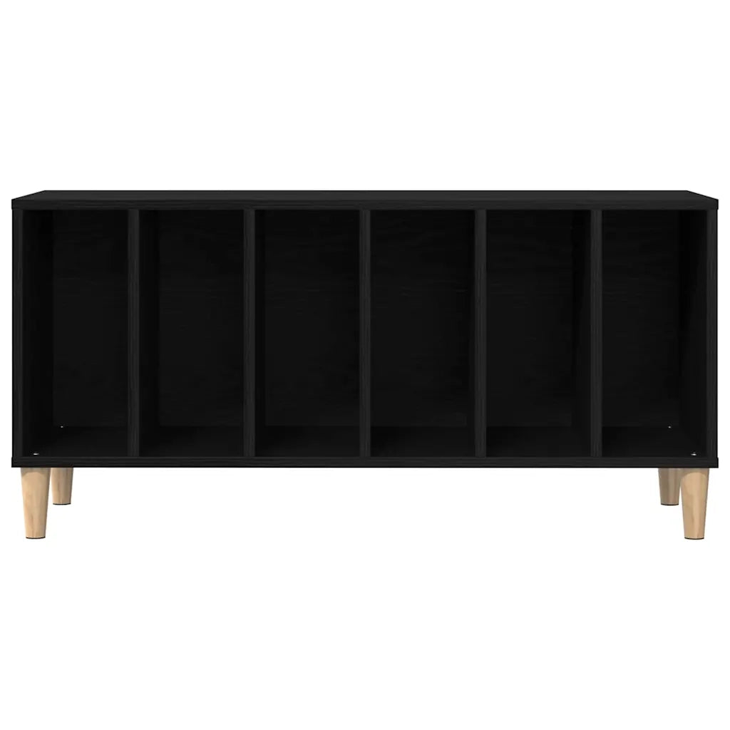 Mobile porta vinili Rovere Nero 100 x 38 x 48 cm CFW4051548