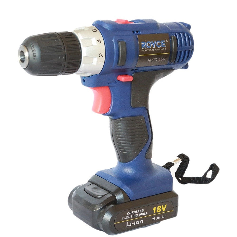 Trade Shop - Avvitatore Trapano A Batteria 18v 2 Batterie Litio Ricaricabile In Valigetta -