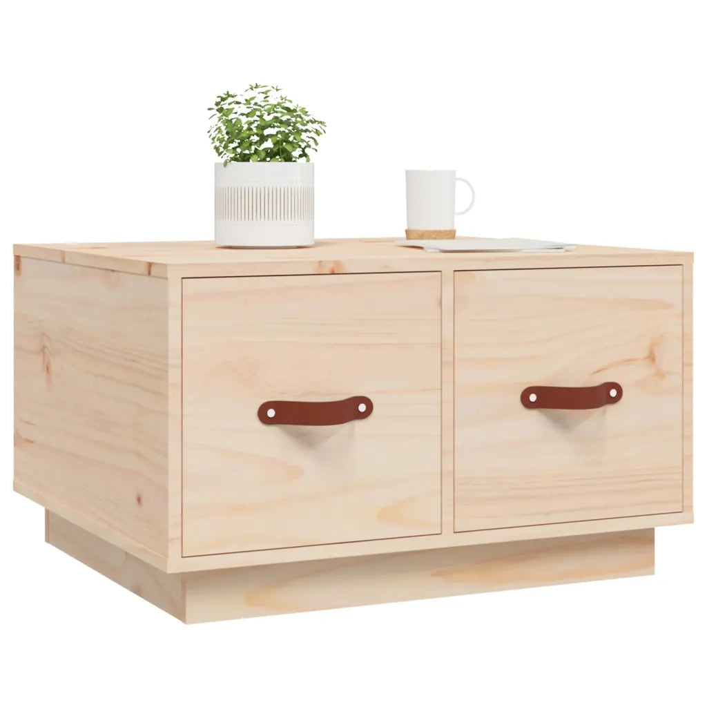 Tavolino da Salotto 60x53x35 cm in Legno Massello di Pino 820966