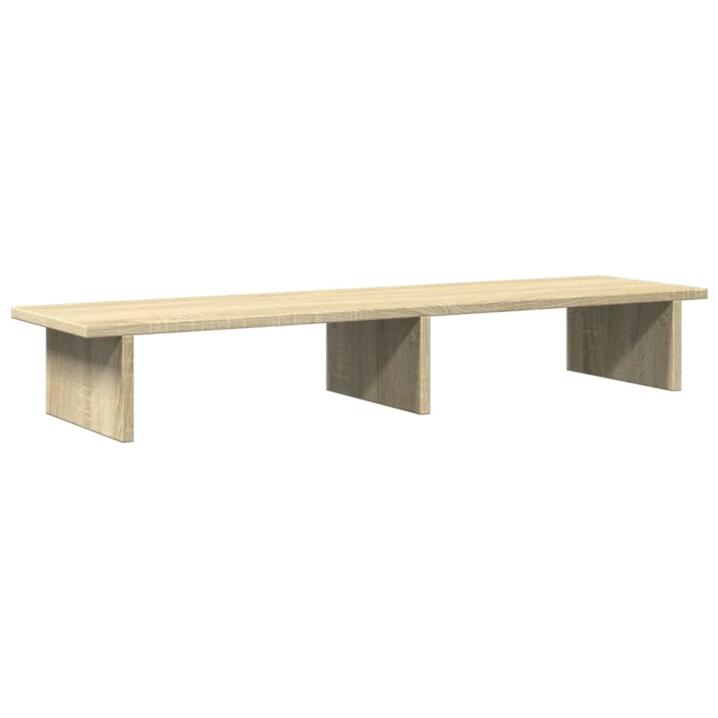 Supporto per monitor Sonoma scrivania/tavolo 100 x 27 x 15 cm legno ingegnerizzato marrone 02_0044977
