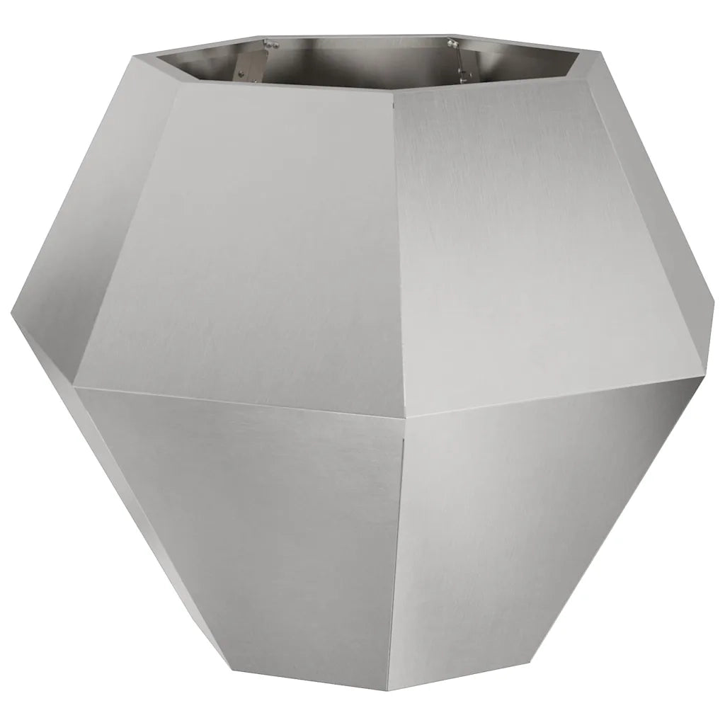 Fioriera | Cassetta per fiori | Vaso Argento 75 x 75 x 60 cm Acciaio inossidabile