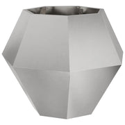 Fioriera | Cassetta per fiori | Vaso Argento 75 x 75 x 60 cm Acciaio inossidabile
