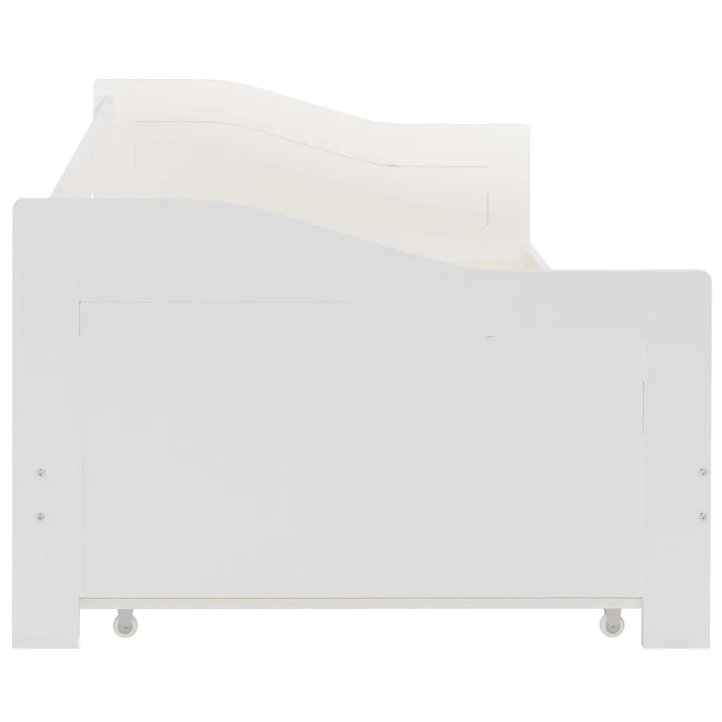 Divano Letto a Scomparsa senza Materasso Legno Pino 90x200 cm 283149