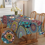 Tappeto per tavolo stile boho - resistente alle intemperie - rettangolare - poliestere