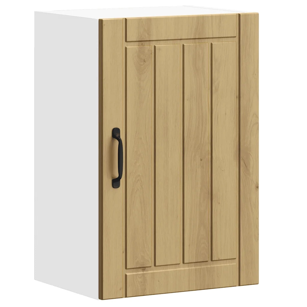Pensile da Cucina Lucca Rovere Artigianale in Legno Multistrato 853796