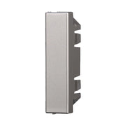 4 Pezzi Copritasti Copriforo Falso Polo 1/2P Mezzo Modulo Posto Grigio Compatibile Con Bticino Axolute