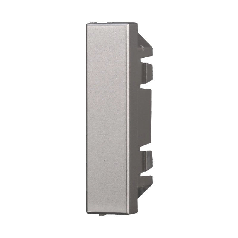 4 Pezzi Copritasti Copriforo Falso Polo 1/2P Mezzo Modulo Posto Grigio Compatibile Con Bticino Axolute