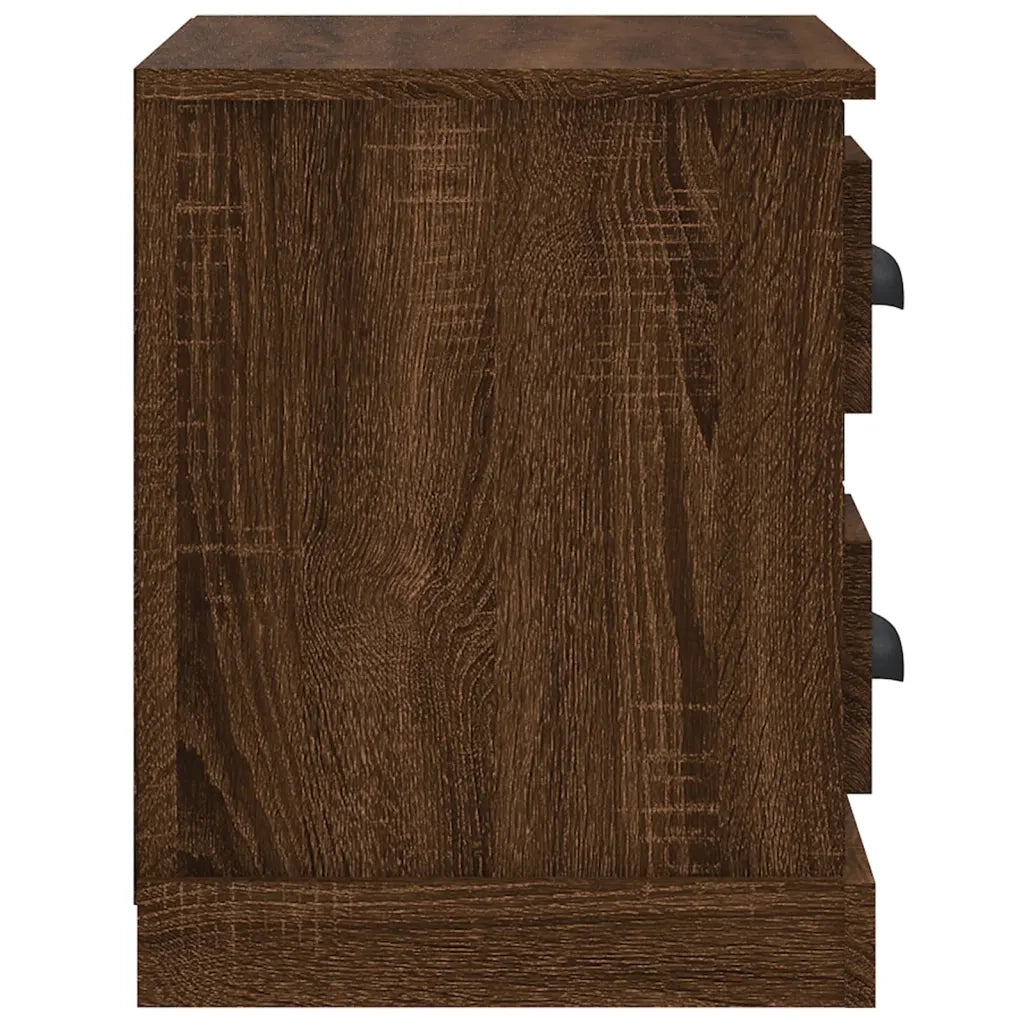 Comodino-Tavolino da notte Rovere Marrone 60x35,5x45 cm