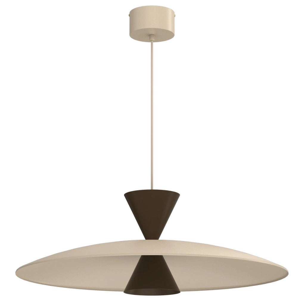 Lampada sospensione Mistic 1xGX53 beige marrone Luminex