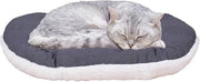Cuscino per gatti, letto per gatti, pieghevole, per gatti o piccoli cani, morbido, peloso piuma sintetica