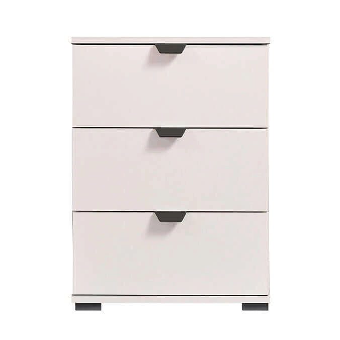 comodino moderno 3 cassetti cm 45x40x63 h - PLUS