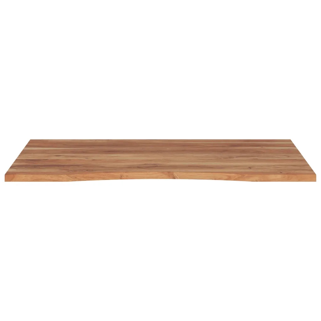 Piano Scrivania 110x80x2,5cm Rettangolare Legno Massello Acacia 370176