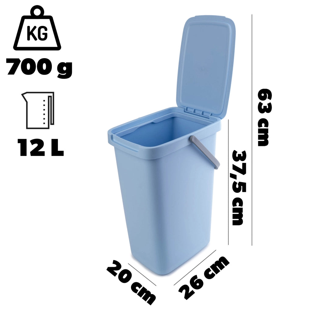 KADAX Zestaw koszy SYSTEMA Q COLLECT 12L jasny zie