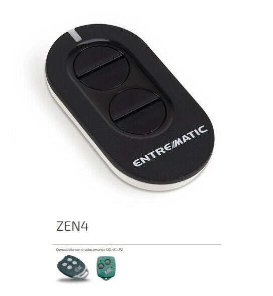 TELECOMANDO RADIOCOMANDO APRICANCELLO DITEC ZEN4 GOL4 GOL 4 BIX LP2 ENTREMATIC